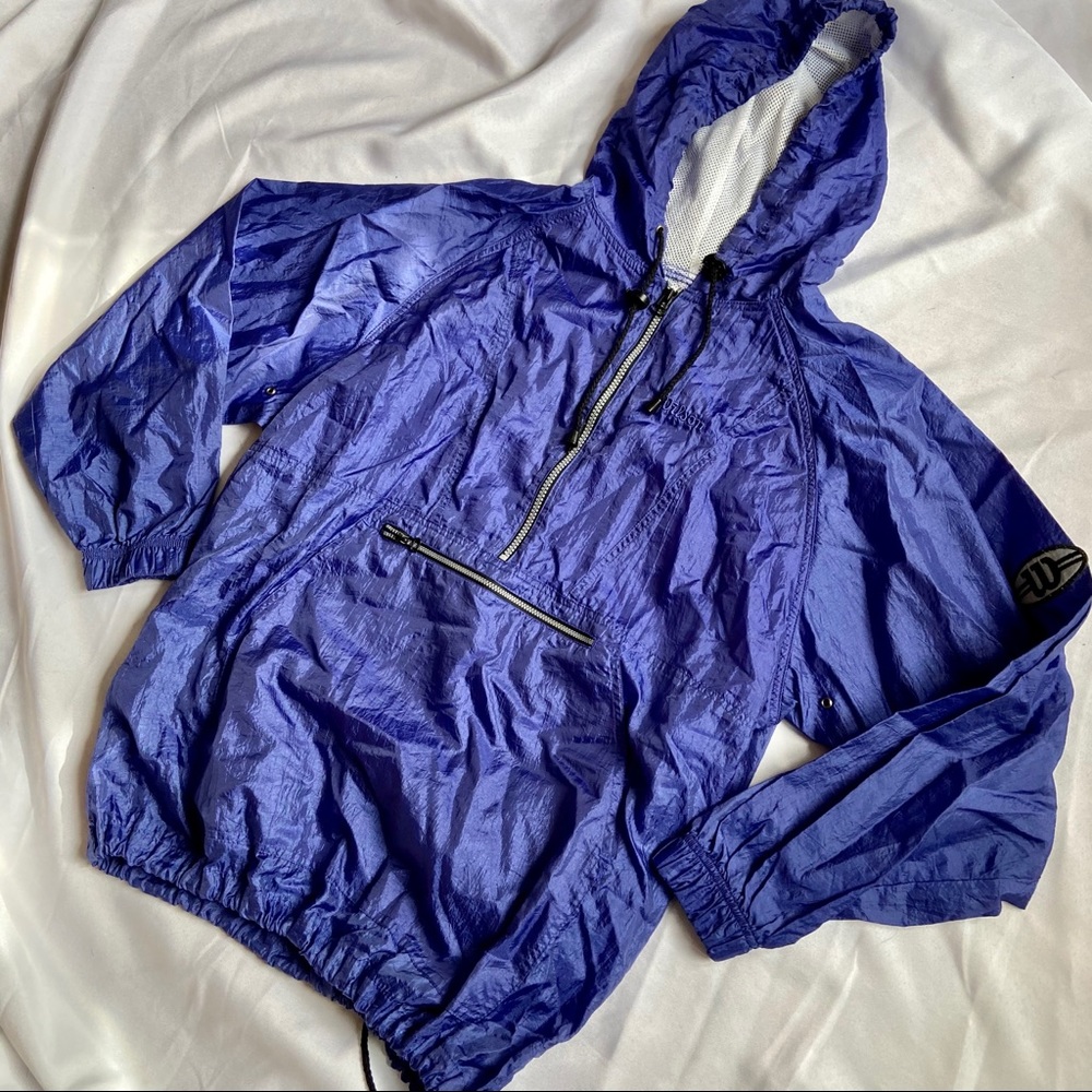 Vintage Purple/Blue Wilson 90’s Windbreaker